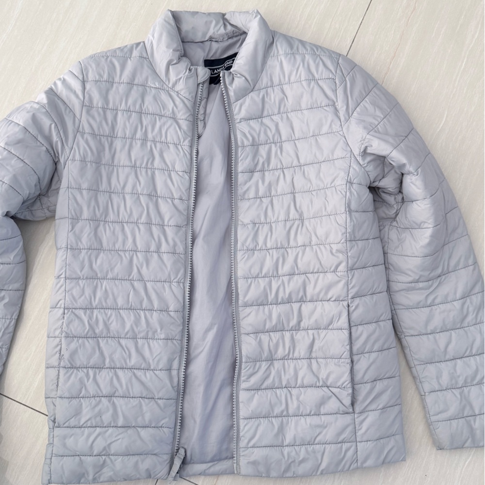 Lands' End Light Gray Jacket